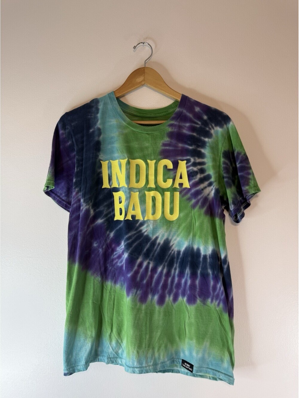 Bobby Tarantino Logic Indica Badu Tie Dye Short Sleeve T Shirt Size Medium